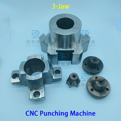 Precision CNC Hole Punching Machine Parts Three Jaw Chuck For Air Conditioning Pipe