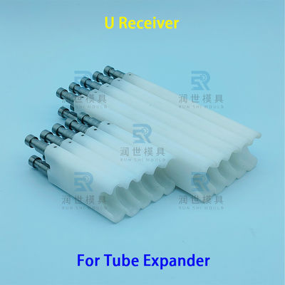 Customized White Plastic U Receiver For Tube Expander Use In Heat Exchangers