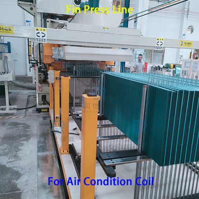 Automated Fin Stamping Press Machine For Heat Exchanger Coil