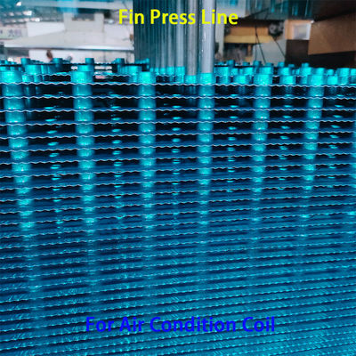 Automated Fin Stamping Press Machine For Heat Exchanger Coil