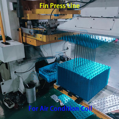 Full Automatic Aluminum Foil Close Type Fin Press Line For Fin Press