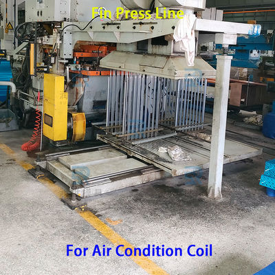 Servo Control Fin Press Stamping Machine For Heat Exchanger aluminum Foils