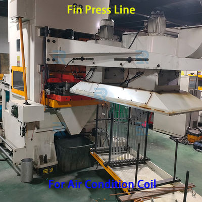 High Efficiency Fin Stamping Press Machine High Speed For Aluminum Foil Coil