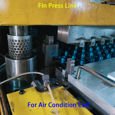 High Efficiency Fin Stamping Press Machine High Speed For Aluminum Foil Coil